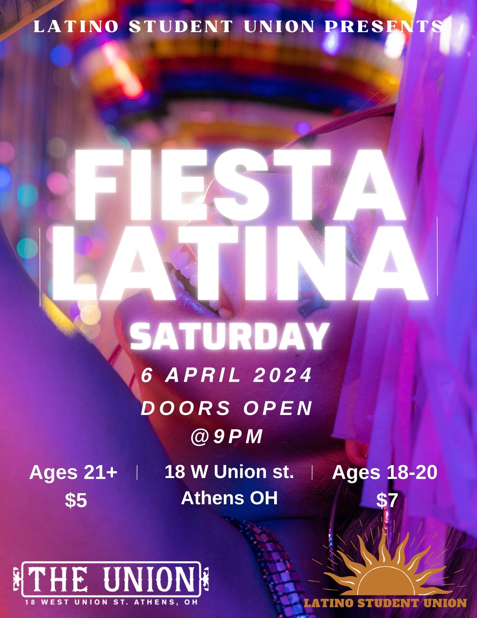 Fiesta Latina! - The Union Bar | 18 W. Union | Athens, Ohio